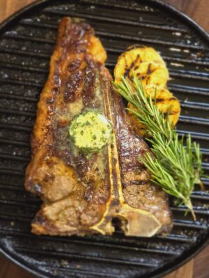 T-Bone Steak Au Poivre