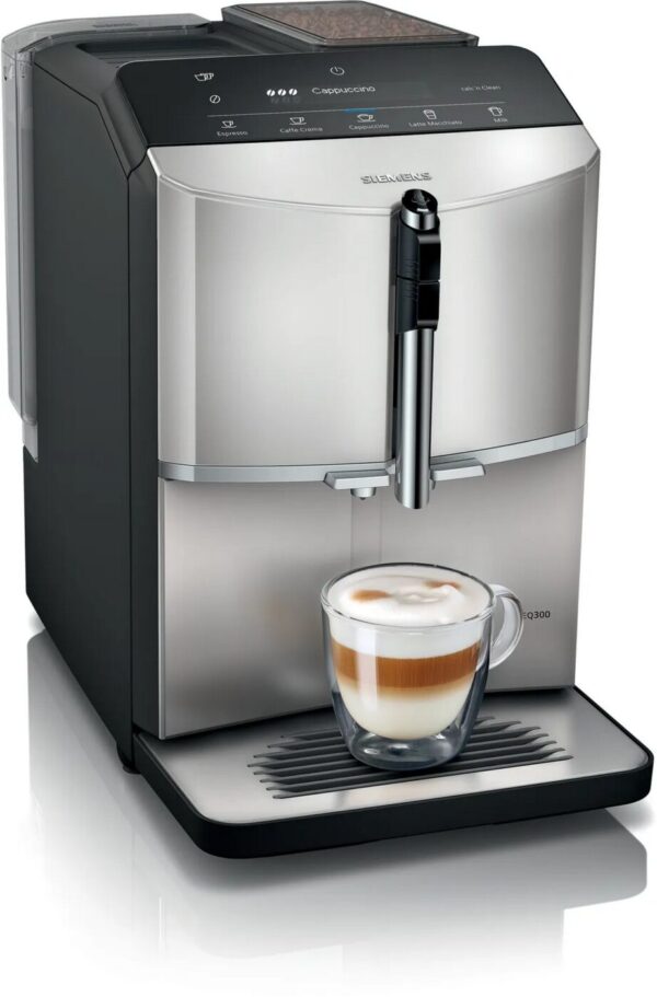 Fully automatic coffee machine EQ300 Inox silver metallic, Removable water tank