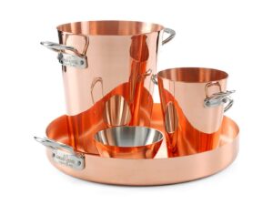 Copper Barware Tapered Bar Set