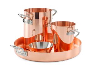 Copper Barware Straight Bar Set
