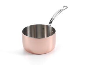 Copper Induction 16cm Saucepan with Lid