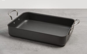 12'' Mermaid hard anodised roasting dish, with classic handles