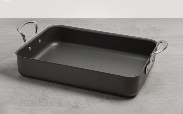 12'' Mermaid hard anodised roasting dish, with classic handles