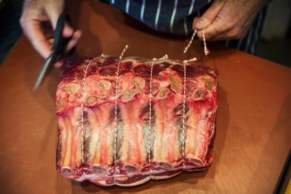 Bone in Aberdeen Angus free range ribs of beef