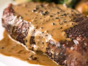 Peppercorn sauce