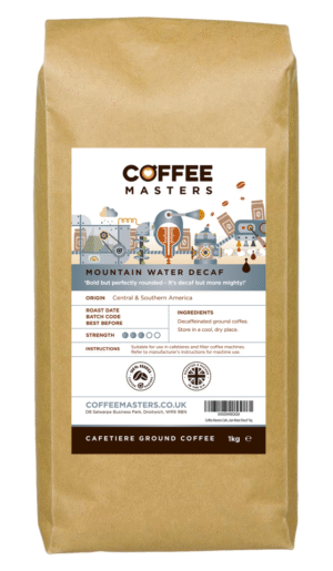 Coffee Masters - Mountain Water Decaffeinated Ground Cafetiere Coffee